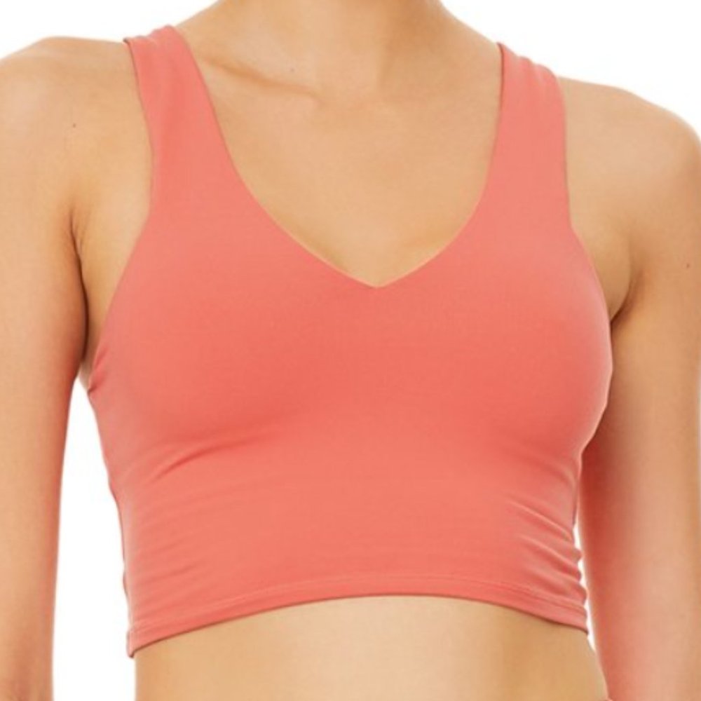ALO YOGA Women’s Real Bra Tank | Strawberry | S